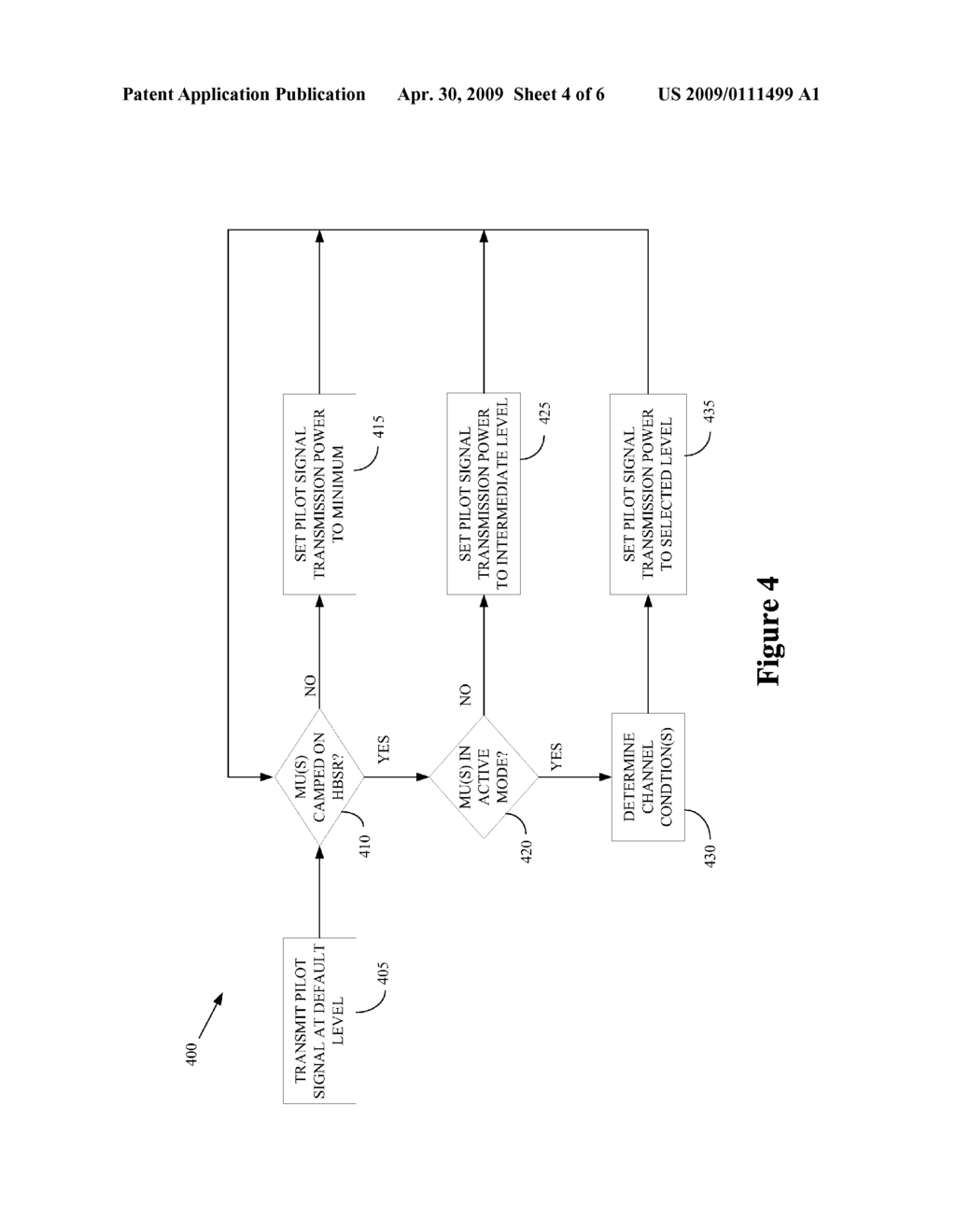 METHOD OF MODIFYING PILOT POWER FOR A HOME BASE STATION ROUTER BASED ON USER DEMAND - diagram, schematic, and image 05