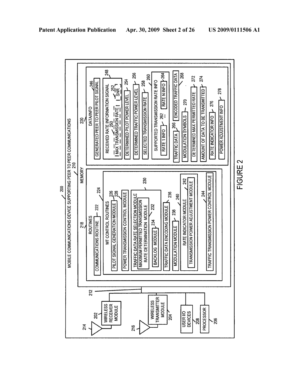 METHODS AND APPARATUS FOR USE IN PEER TO PEER COMMUNICATIONS DEVICES AND/OR SYSTEMS RELATING TO RATE SCHEDULING, TRAFFIC SCHEDULING, RATE CONTROL, AND/OR POWER CONTROL - diagram, schematic, and image 03