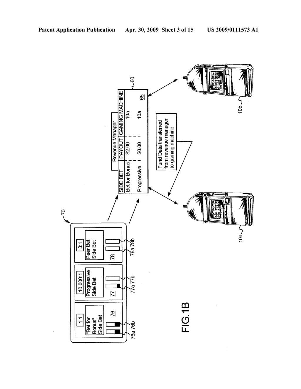 SERVER BASED GAMING SYSTEM PROVIDING MULTIPLE SIDE BET AWARDS - diagram, schematic, and image 04