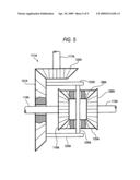 DRIVING FORCE TRANSMISSION DEVICE AND IMAGE RECORDING APPARATUS HAVING THE SAME diagram and image