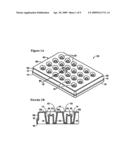 DEVICE AND METHOD FOR HIGH THROUGHPUT SCREENING OF CRYSTALLIZATION CONDITIONS IN A VAPOR DIFFUSION ENVIRONMENT diagram and image