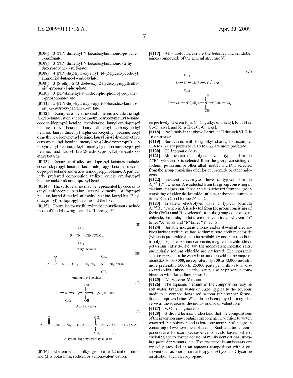 ADDITION OF ZWITTERIONIC SURFACTANT TO WATER SOLUBLE POLYMER TO INCREASE THE STABILITY OF THE POLYMERS IN AQUEOUS SOLUTIONS CONTAINING SALT AND/OR SURFACTANTS - diagram, schematic, and image 14