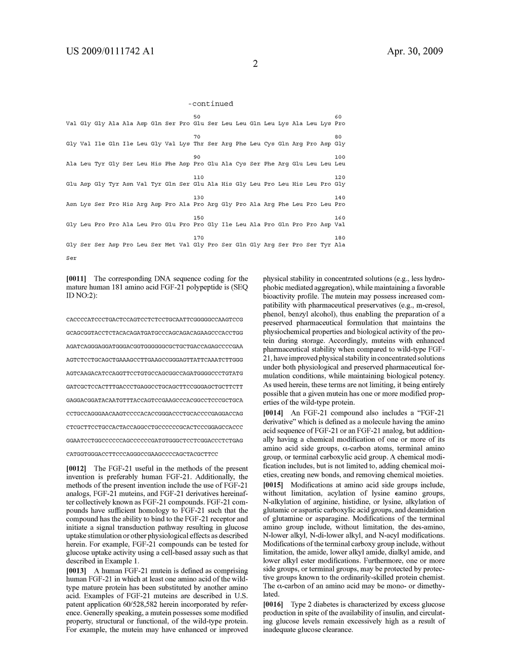 Use of fgf-21 and thiazolidinedione for treating type 2 diabetes - diagram, schematic, and image 03