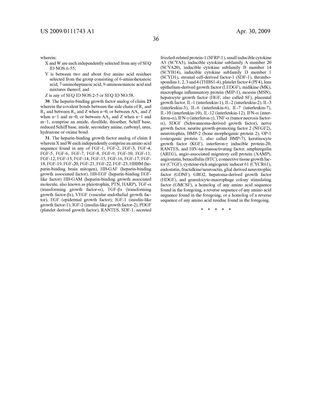 Cysteine-branched heparin-binding growth factor analogs - diagram, schematic, and image 37