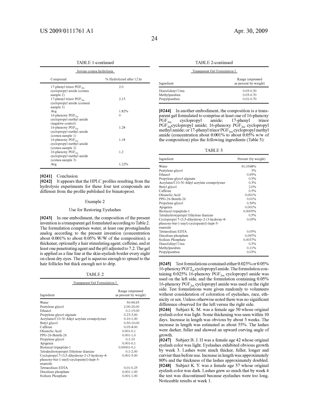 Prostaglandin Analog Compositions And Methods To Treat Epithelial-Related Conditions - diagram, schematic, and image 25