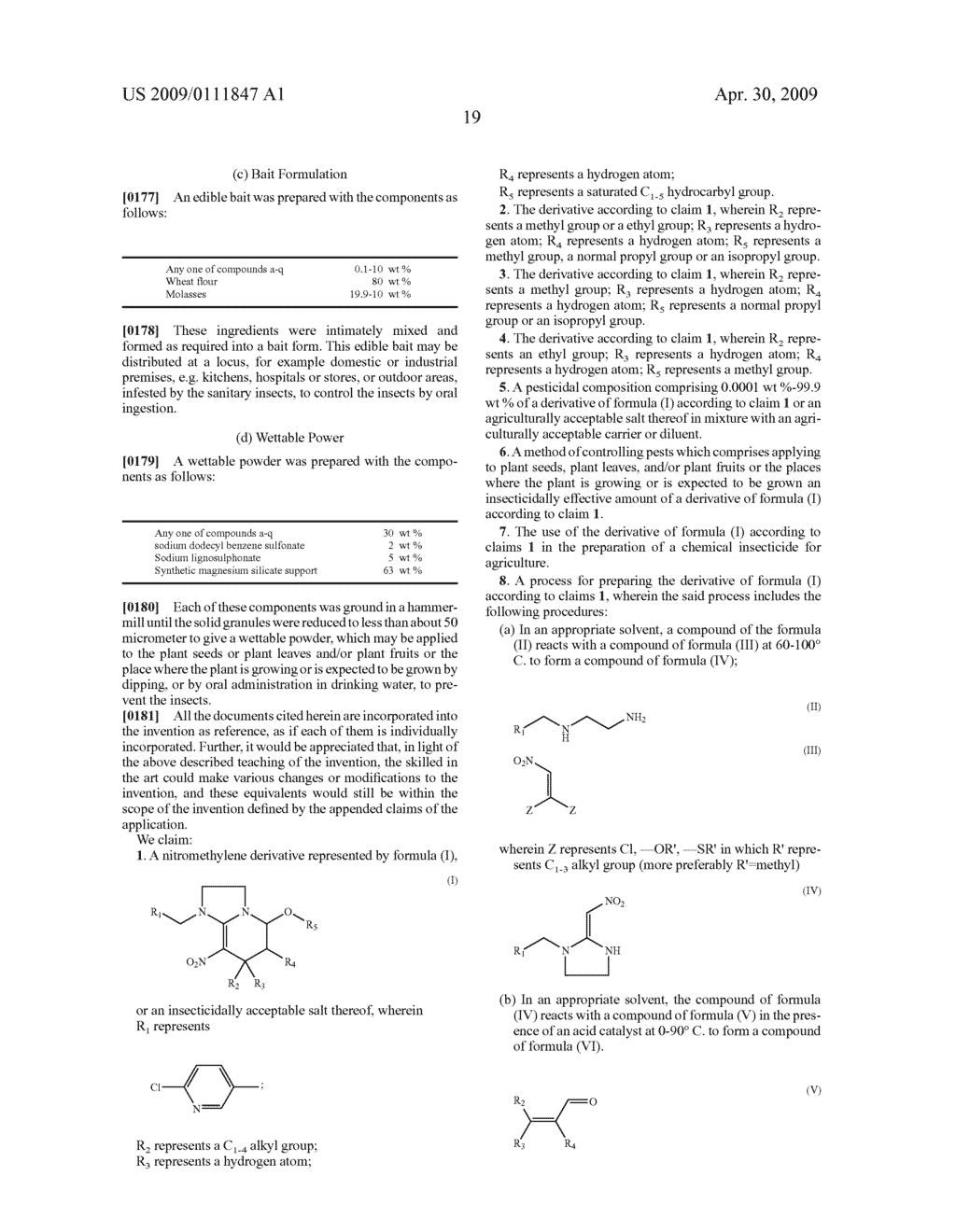 PREPARATION METHOD AND USE OF COMPOUNDS HAVING HIGH INSECTICIDAL ACTIVITIES - diagram, schematic, and image 20