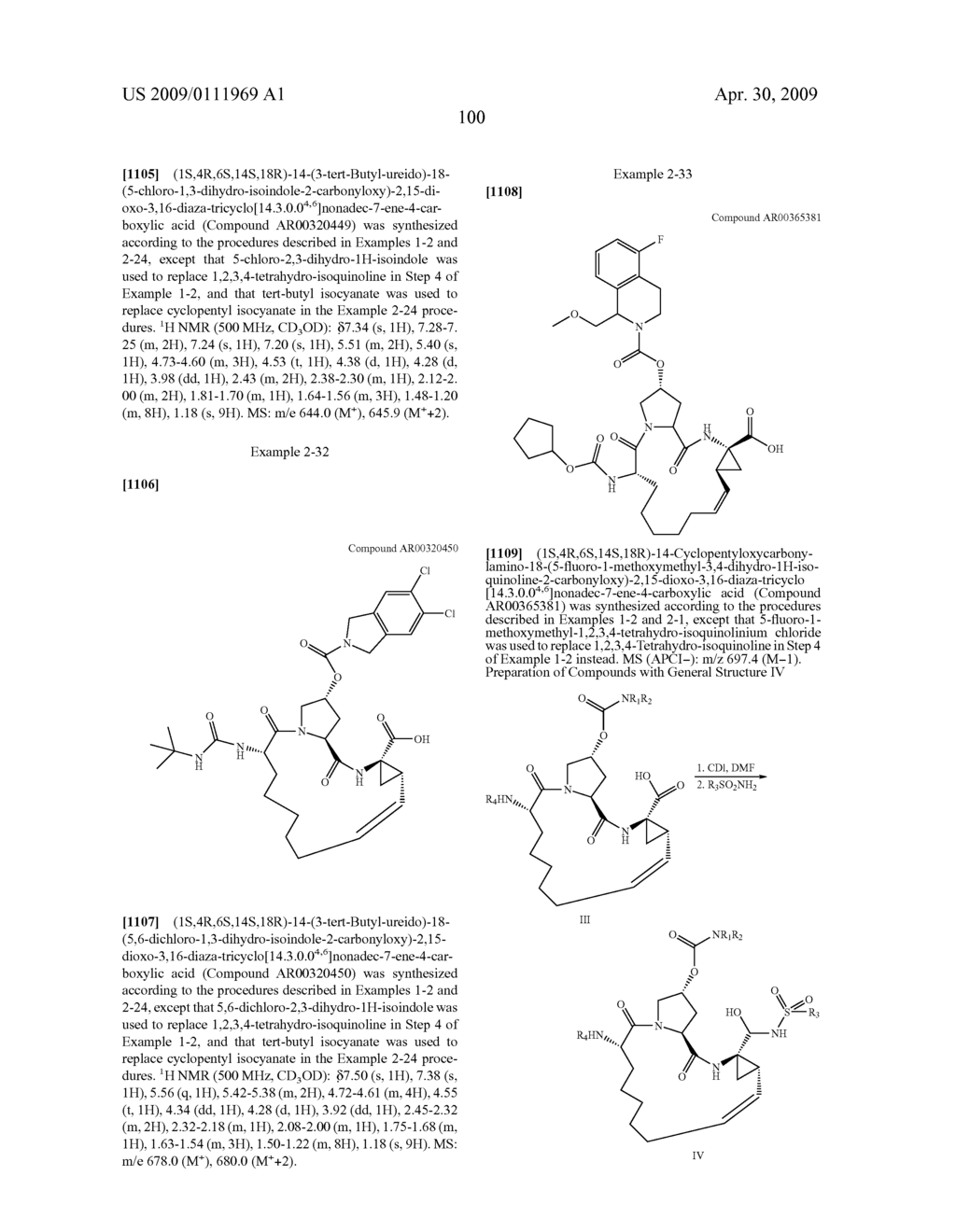 MACROCYCLIC COMPOUNDS AS INHIBITORS OF VIRAL REPLICATION - diagram, schematic, and image 101