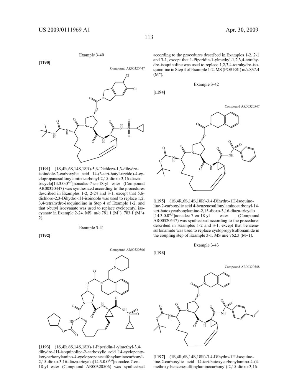 MACROCYCLIC COMPOUNDS AS INHIBITORS OF VIRAL REPLICATION - diagram, schematic, and image 114