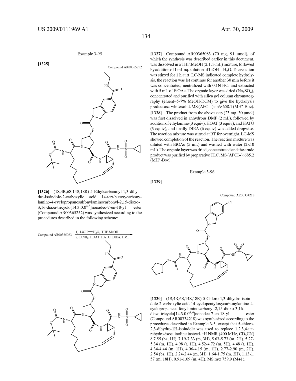 MACROCYCLIC COMPOUNDS AS INHIBITORS OF VIRAL REPLICATION - diagram, schematic, and image 135