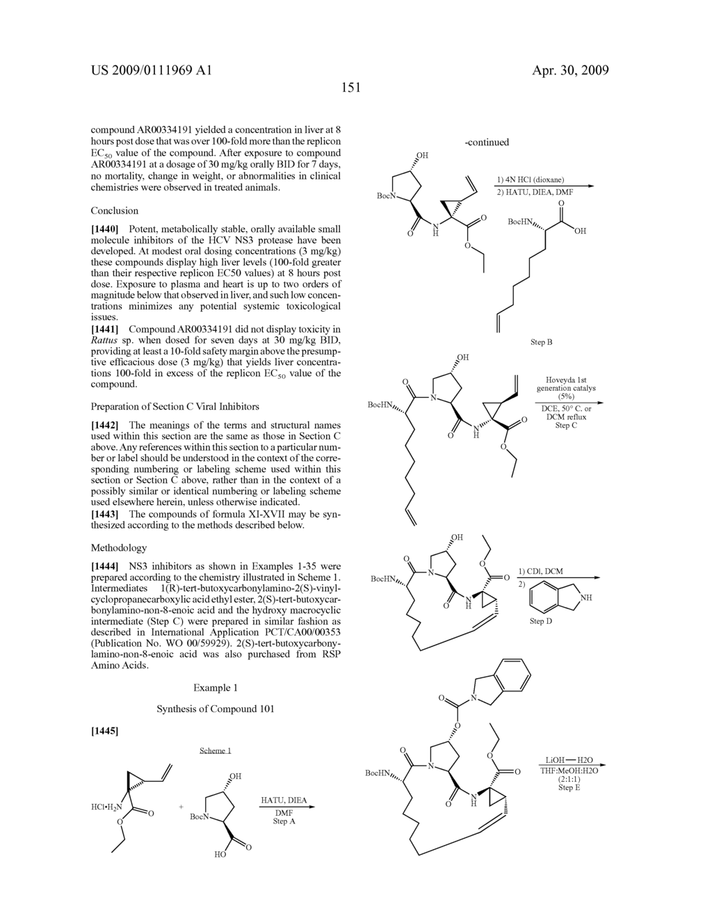 MACROCYCLIC COMPOUNDS AS INHIBITORS OF VIRAL REPLICATION - diagram, schematic, and image 152