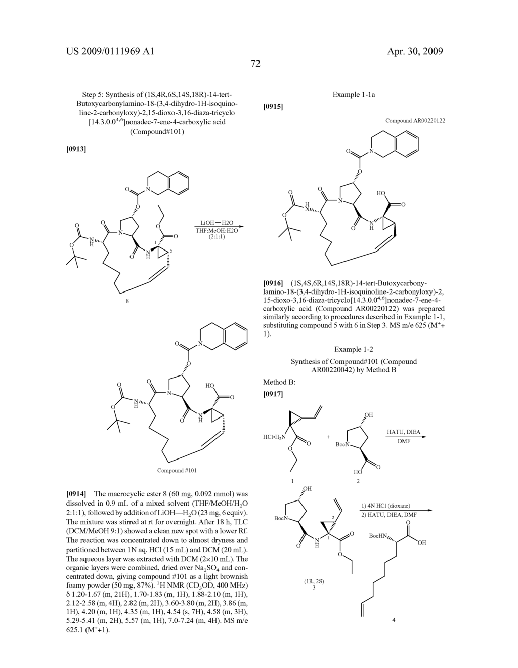 MACROCYCLIC COMPOUNDS AS INHIBITORS OF VIRAL REPLICATION - diagram, schematic, and image 73