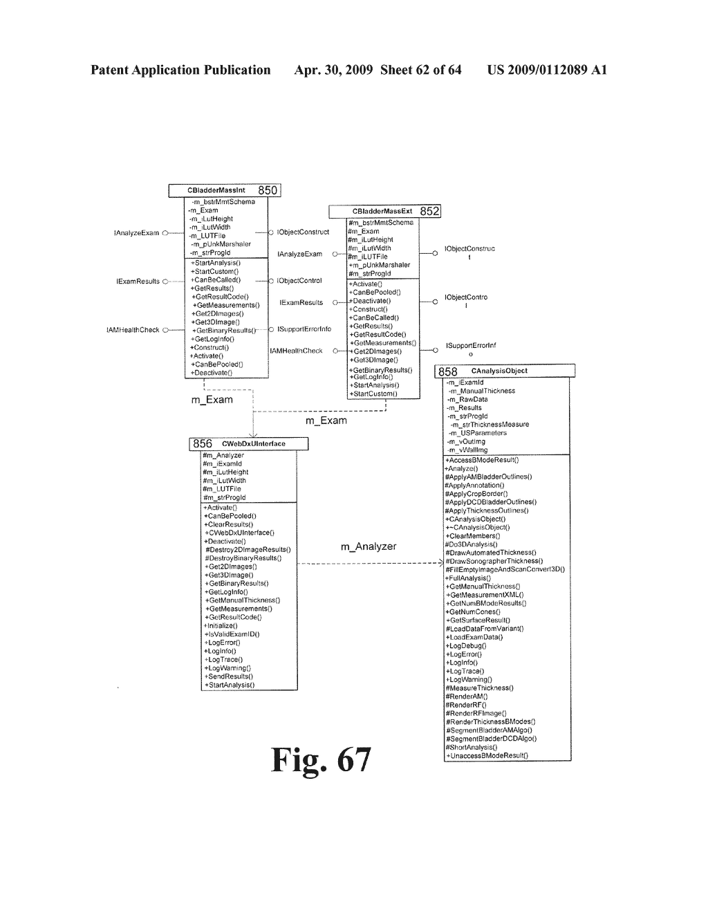 SYSTEM AND METHOD FOR MEASURING BLADDER WALL THICKNESS AND PRESENTING A BLADDER VIRTUAL IMAGE - diagram, schematic, and image 63