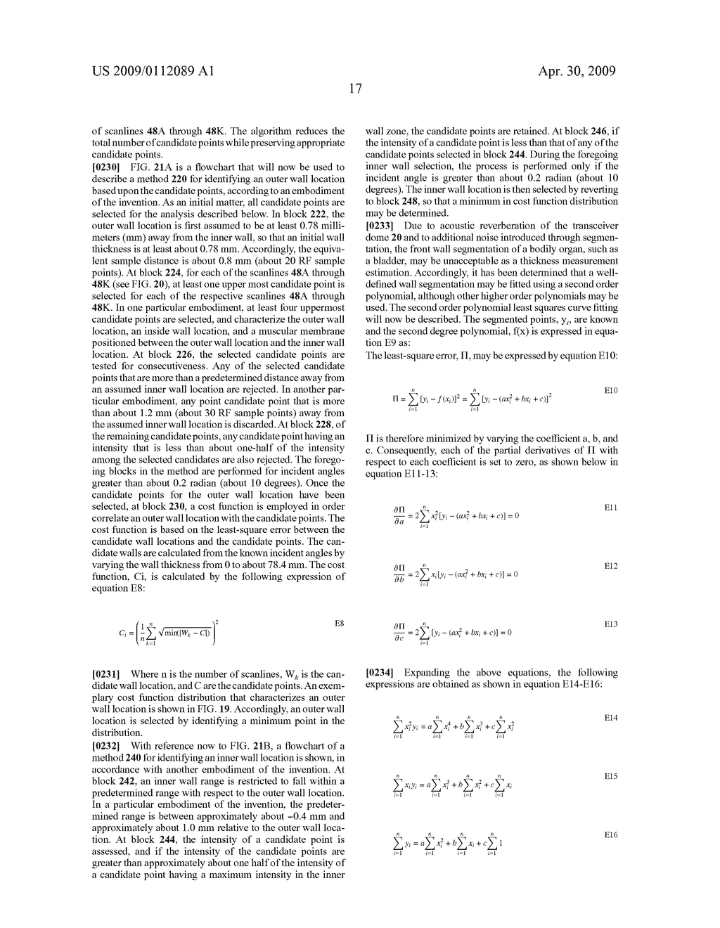 SYSTEM AND METHOD FOR MEASURING BLADDER WALL THICKNESS AND PRESENTING A BLADDER VIRTUAL IMAGE - diagram, schematic, and image 82