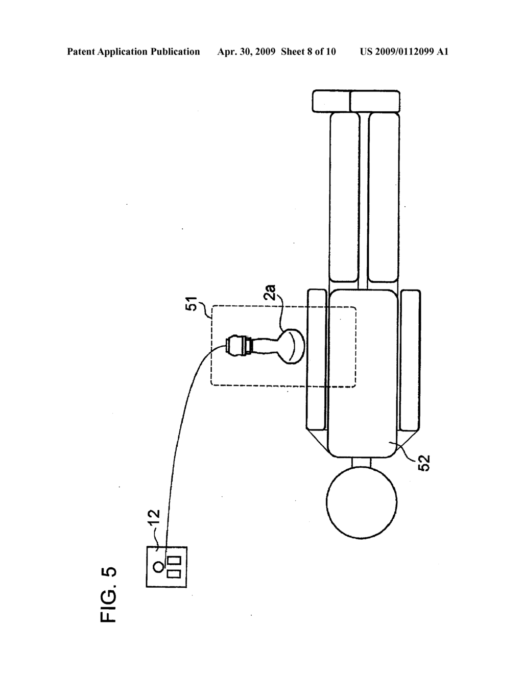 ULTRASONIC PROBE, CHARGER, ULTRASONIC DIAGNOSTIC APPARATUS AND ULTRASONIC DIAGNOSTIC SYSTEM - diagram, schematic, and image 09