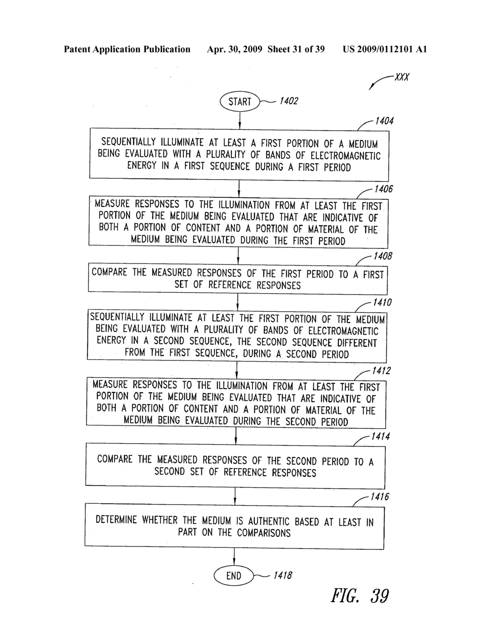 METHOD, APPARATUS, AND ARTICLE TO FACILITATE EVALUATION OF OBJECTS USING ELECTROMAGNETIC ENERGY - diagram, schematic, and image 32