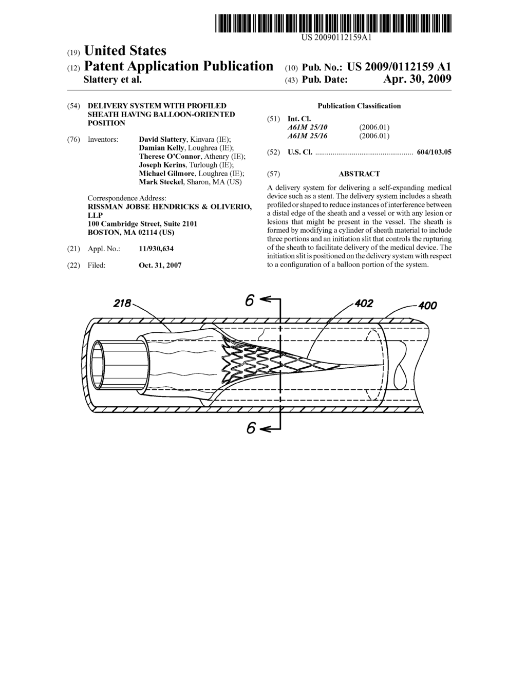 Delivery System With Profiled Sheath Having Balloon-Oriented Position - diagram, schematic, and image 01