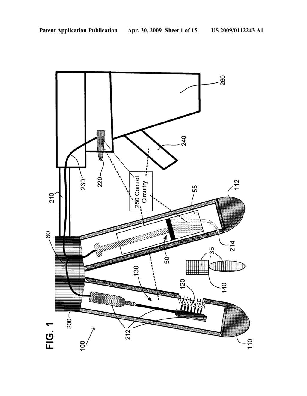 Surgical cutter with dispensing system for tissue sealants - diagram, schematic, and image 02