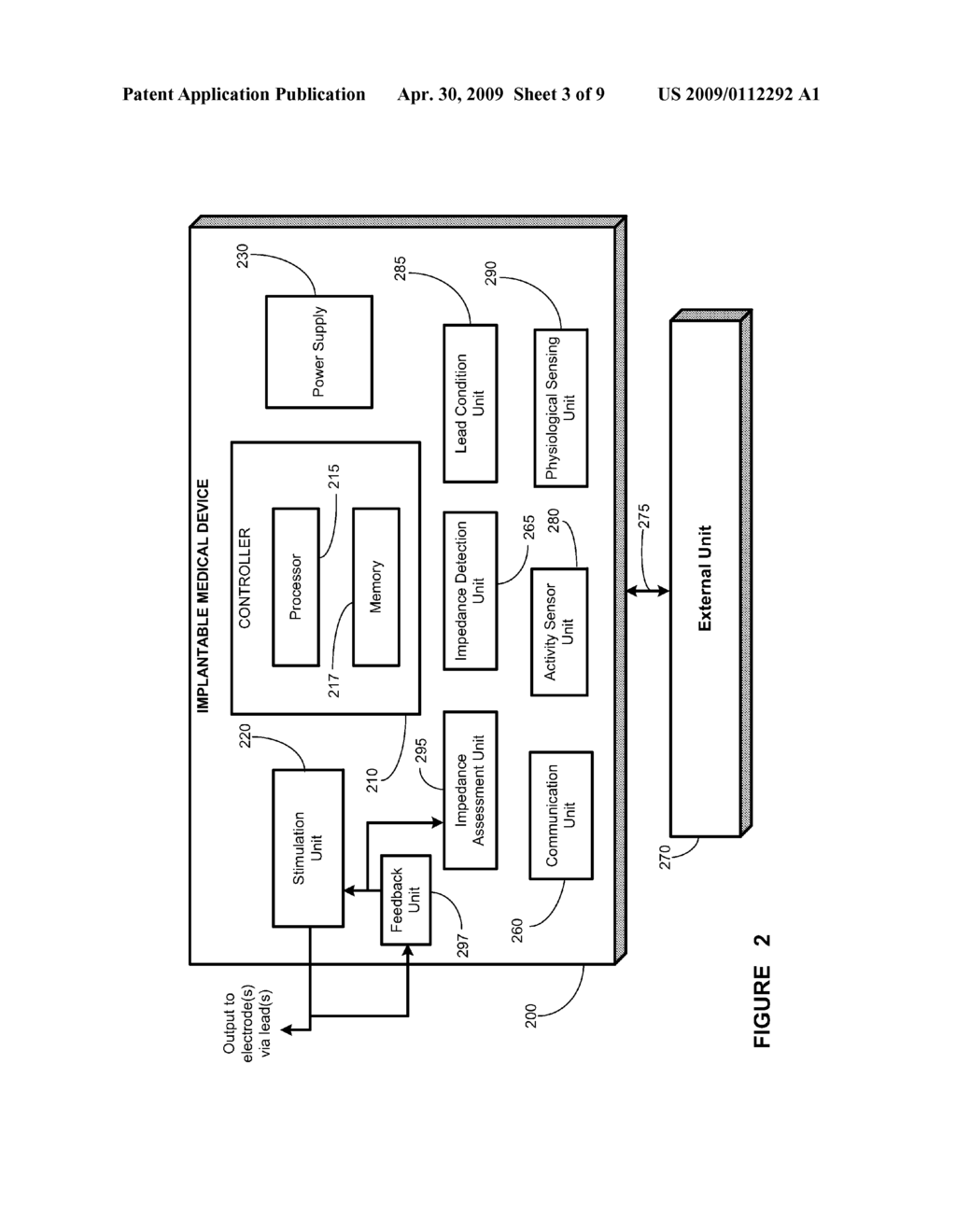 DYNAMIC LEAD CONDITION DETECTION FOR AN IMPLANTABLE MEDICAL DEVICE - diagram, schematic, and image 04