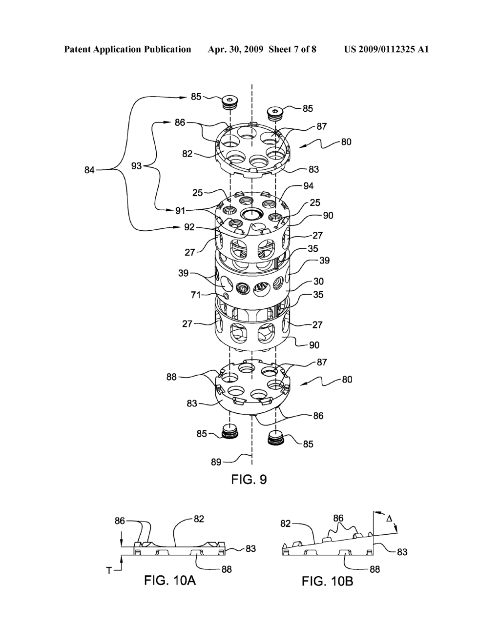 FOOTPLATE MEMBER AND A METHOD FOR USE IN A VERTEBRAL BODY REPLACEMENT DEVICE - diagram, schematic, and image 08