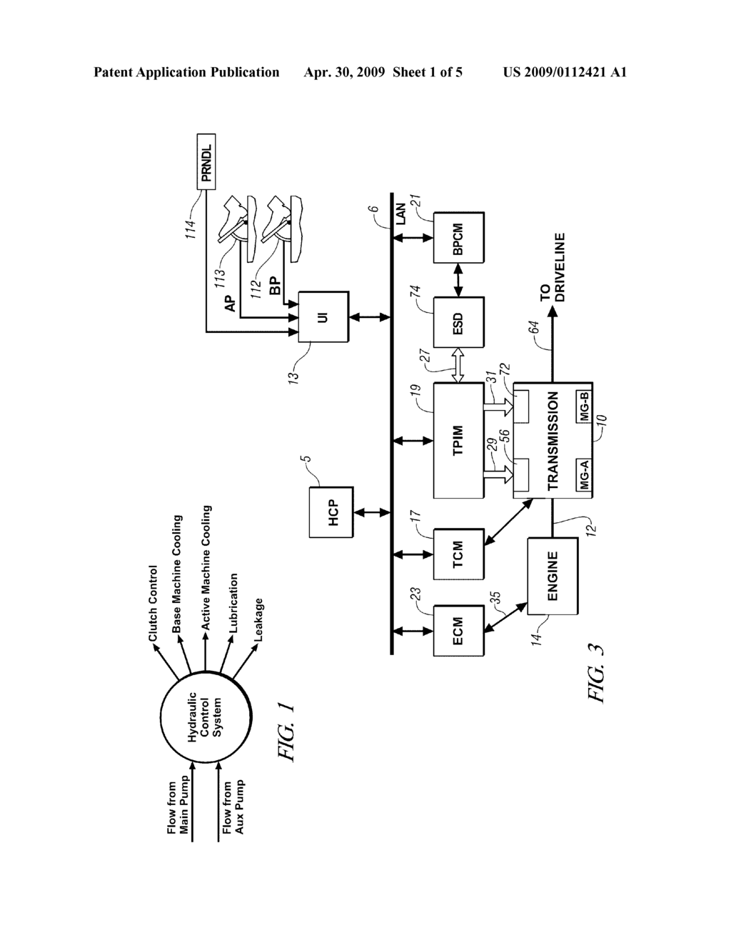 METHOD AND APPARATUS TO CONTROL HYDRAULIC LINE PRESSURE IN AN ELECTRO-MECHANICAL TRANSMISSION - diagram, schematic, and image 02