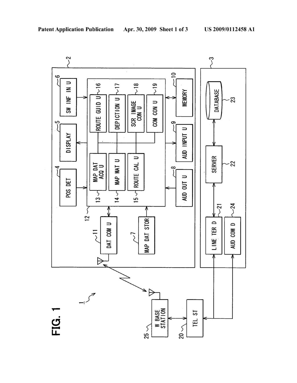 Navigation system and method for navigating route to destination - diagram, schematic, and image 02