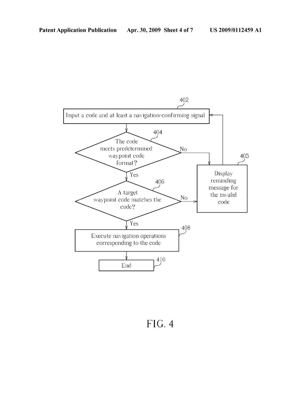 WAYPOINT CODE ESTABLISHING METHOD, NAVIGATION STARTING METHOD AND DEVICE THEREOF - diagram, schematic, and image 05