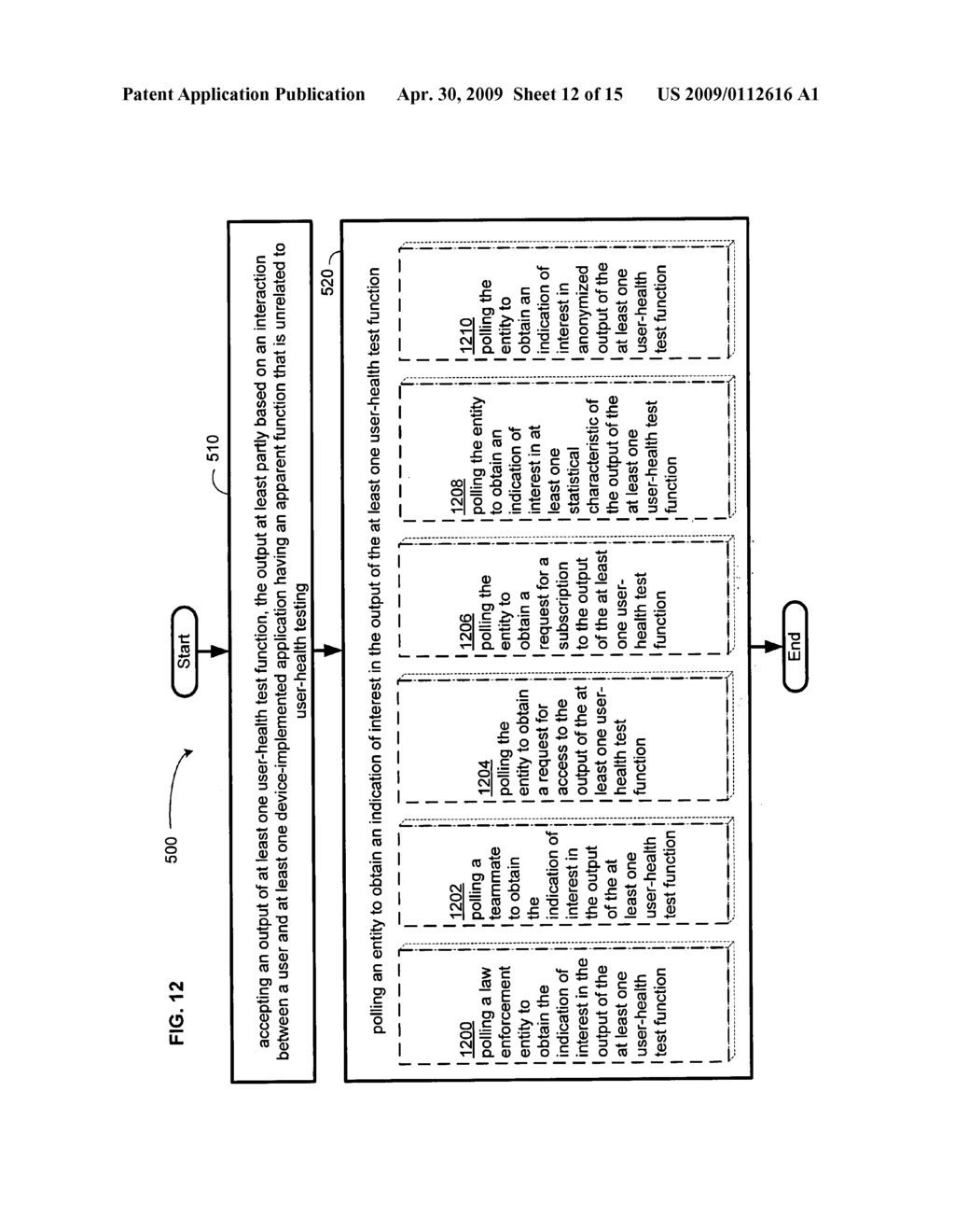 Polling for interest in computational user-health test output - diagram, schematic, and image 13