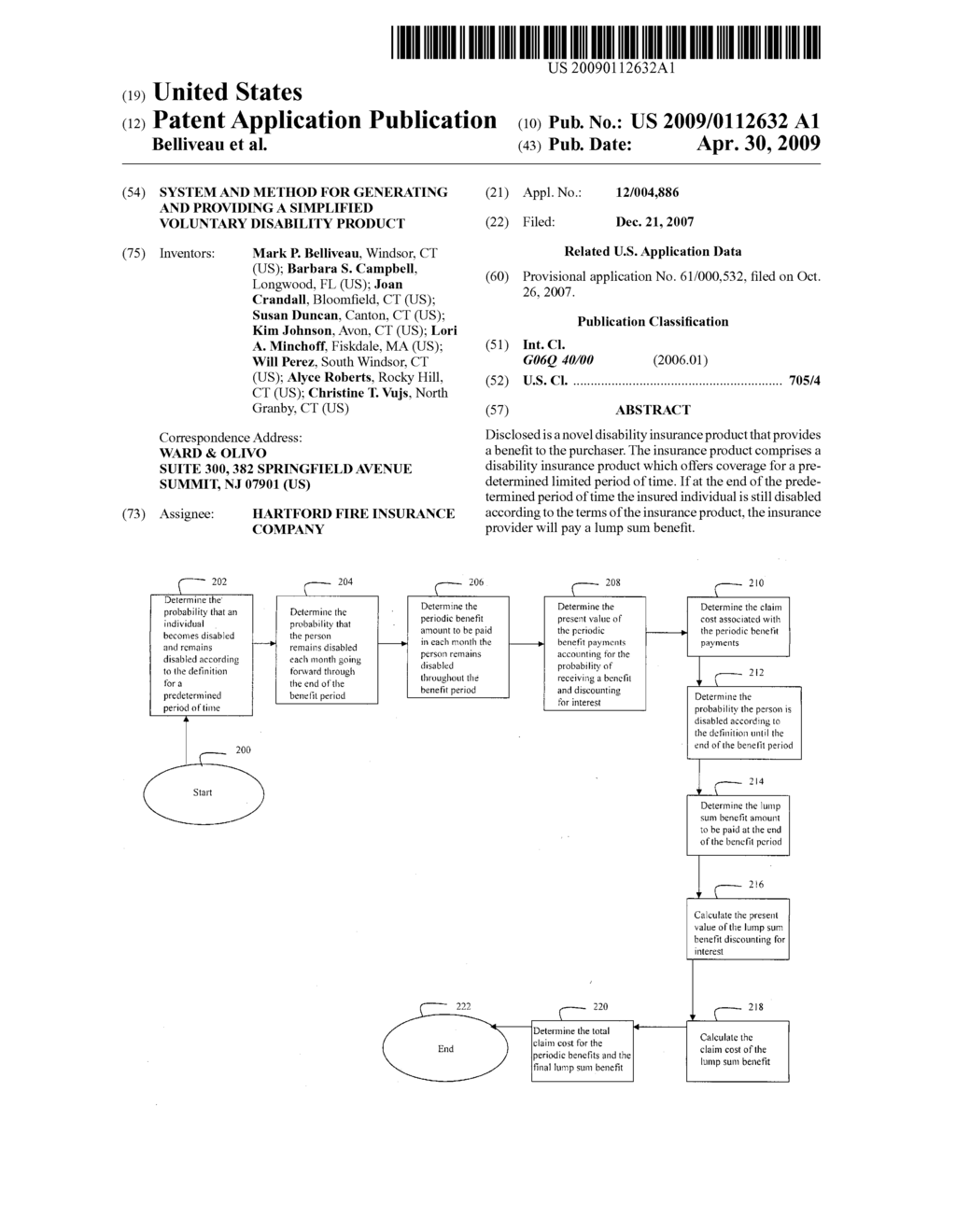 System and method for generating and providing a simplified voluntary disability product - diagram, schematic, and image 01