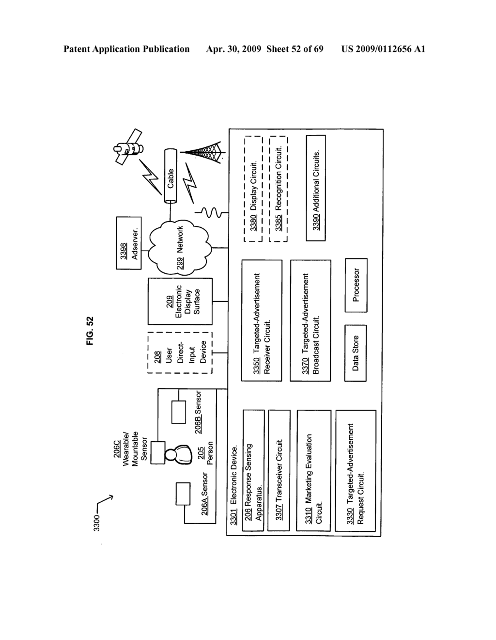 Returning a personalized advertisement - diagram, schematic, and image 53