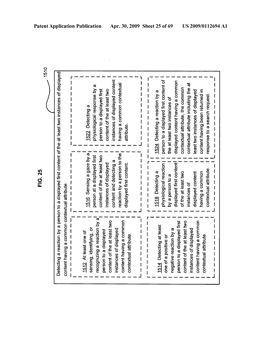 Targeted-advertising based on a sensed physiological response by a person to a general advertisement - diagram, schematic, and image 26