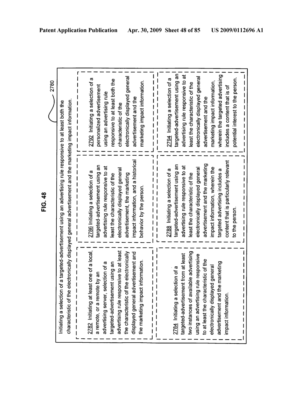 Method of space-available advertising in a mobile device - diagram, schematic, and image 49