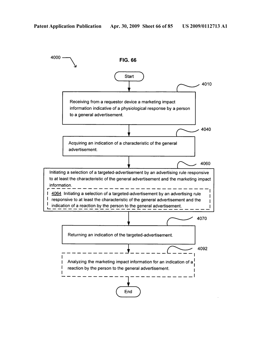 Opportunity advertising in a mobile device - diagram, schematic, and image 67