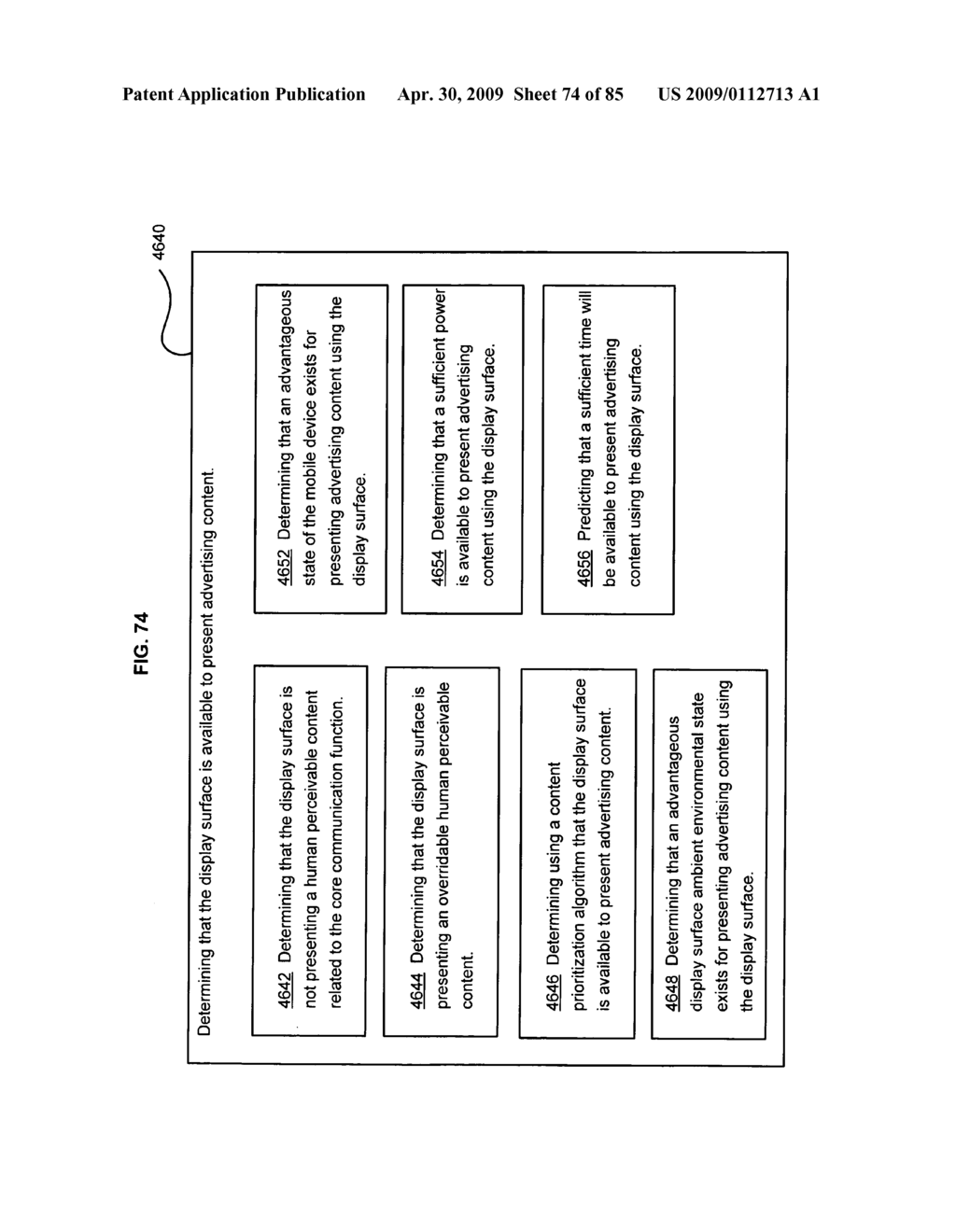 Opportunity advertising in a mobile device - diagram, schematic, and image 75