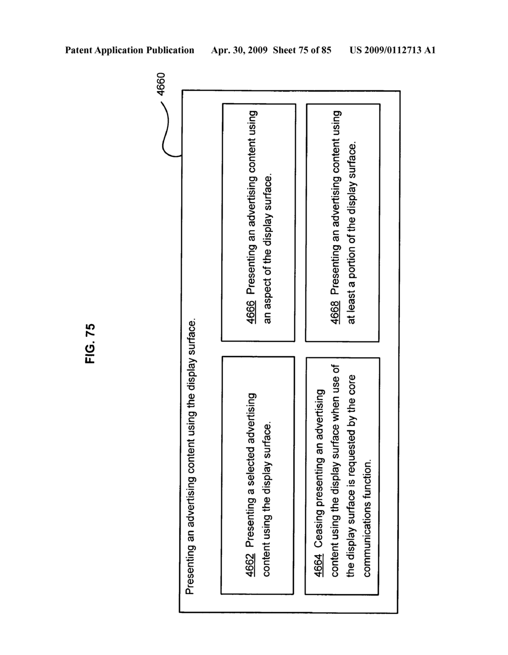 Opportunity advertising in a mobile device - diagram, schematic, and image 76