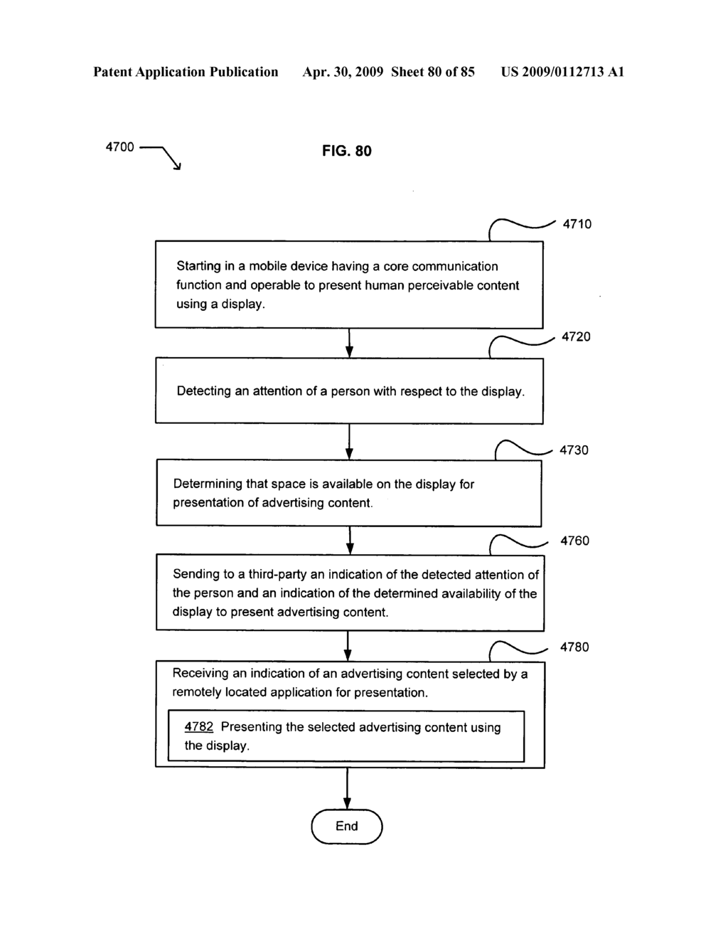 Opportunity advertising in a mobile device - diagram, schematic, and image 81