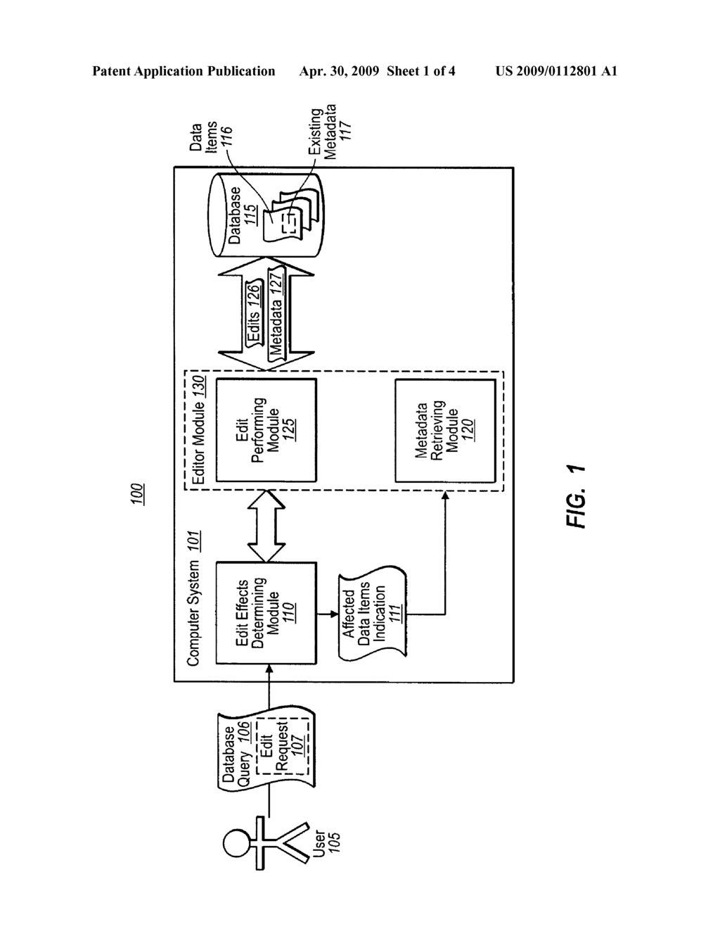 METADATA DRIVEN REPORTING AND EDITING OF DATABASES - diagram, schematic, and image 02