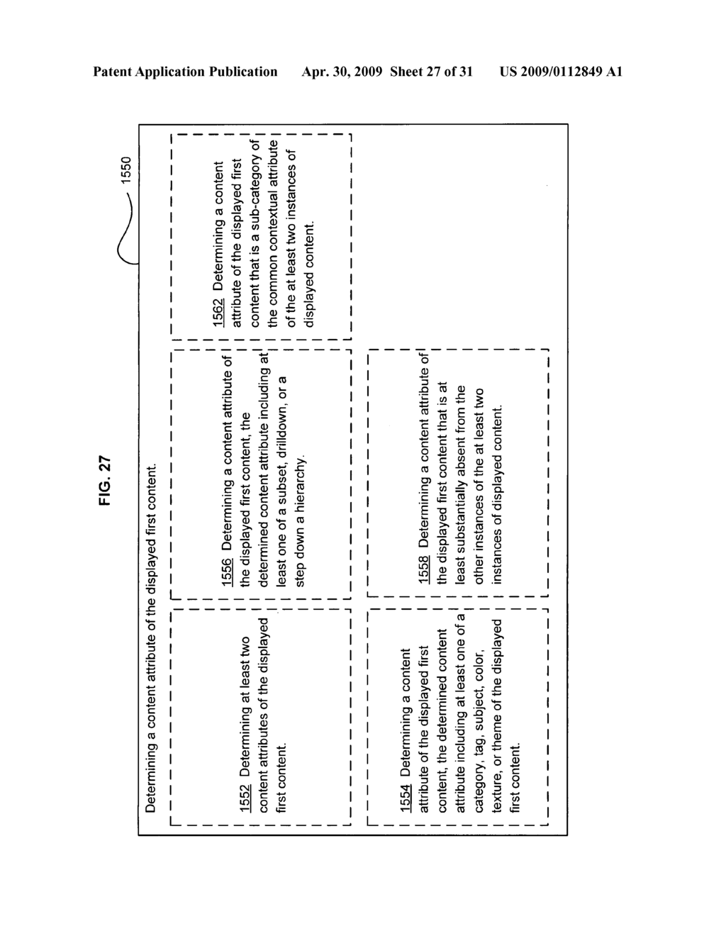 Selecting a second content based on a user's reaction to a first content of at least two instances of displayed content - diagram, schematic, and image 28