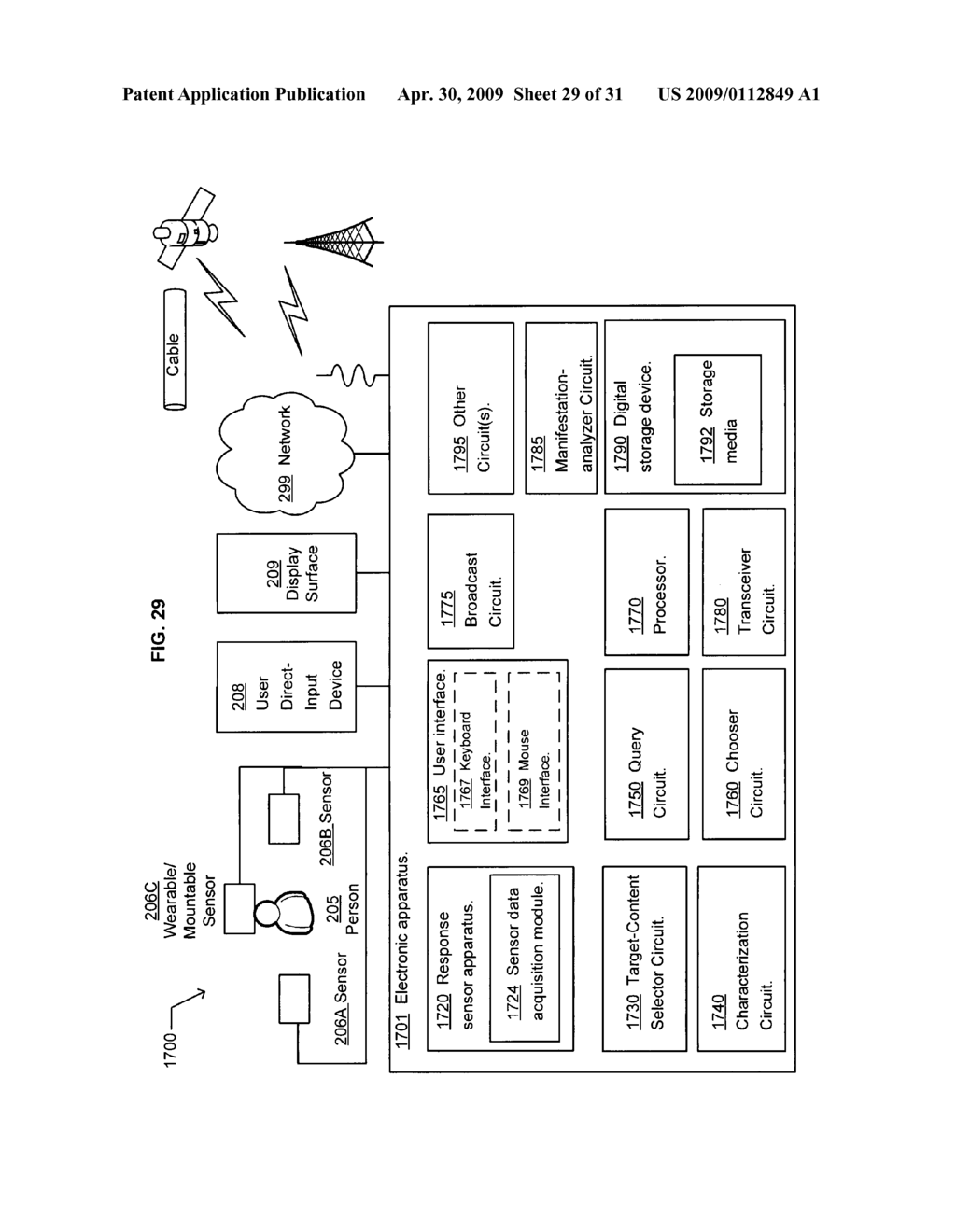 Selecting a second content based on a user's reaction to a first content of at least two instances of displayed content - diagram, schematic, and image 30