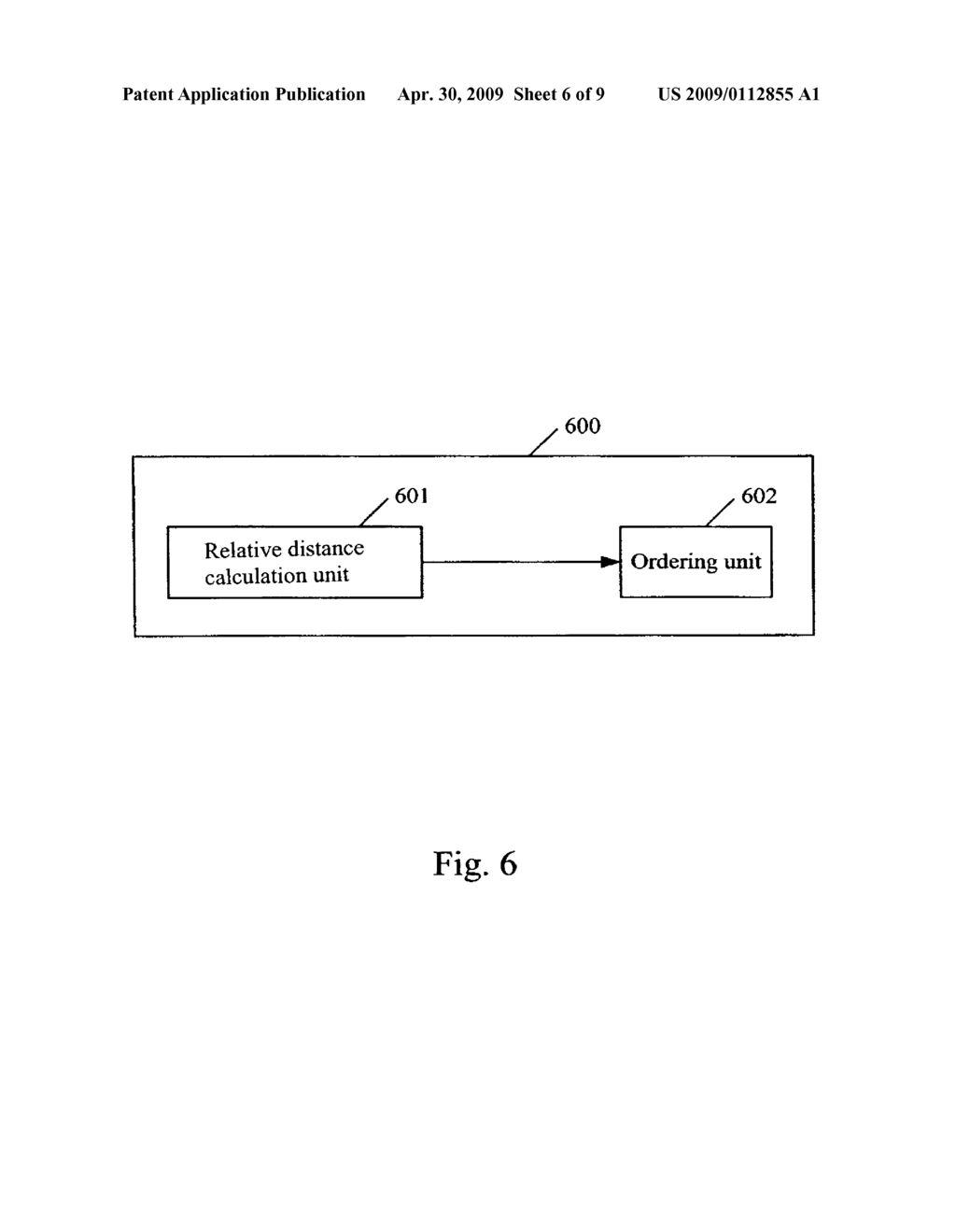 METHOD FOR ORDERING A SEARCH RESULT AND AN ORDERING APPARATUS - diagram, schematic, and image 07