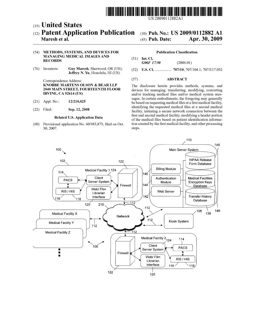 METHODS, SYSTEMS, AND DEVICES FOR MANAGING MEDICAL IMAGES AND RECORDS - diagram, schematic, and image 01