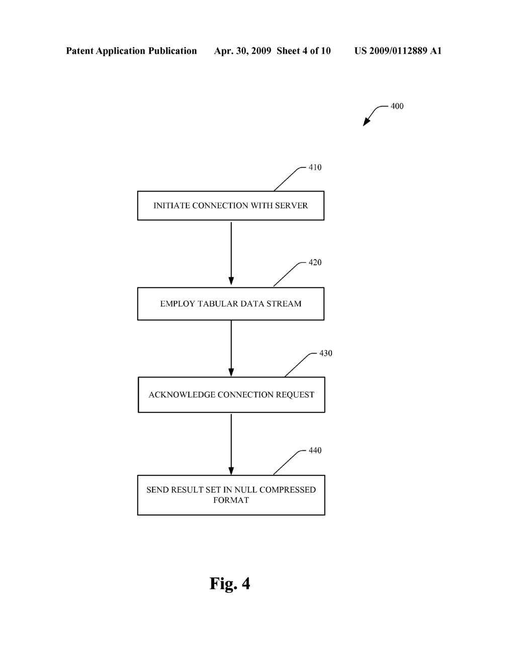 COMPRESSING NULL COLUMNS IN ROWS OF THE TABULAR DATA STREAM PROTOCOL - diagram, schematic, and image 05