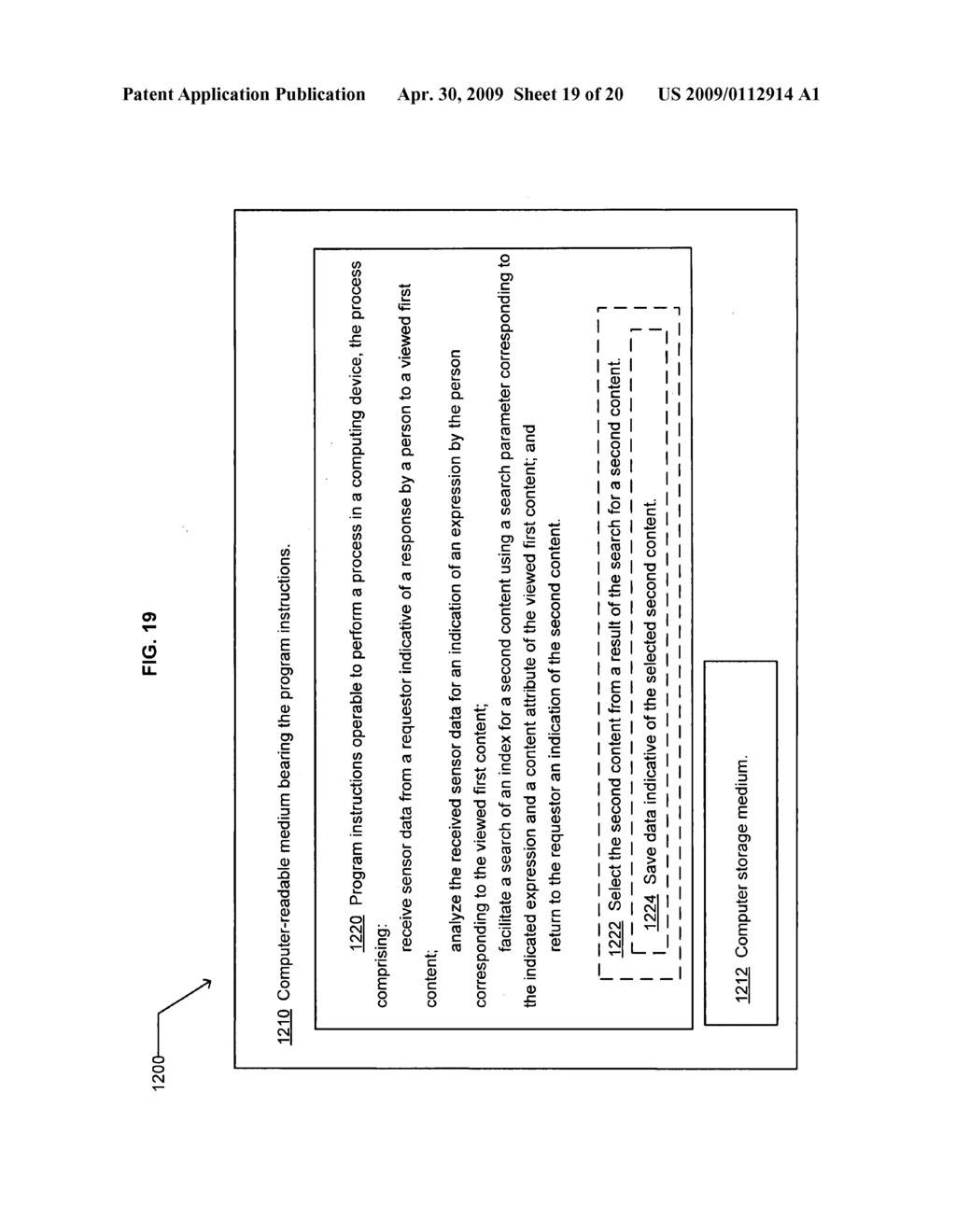 Returning a second content based on a user's reaction to a first content - diagram, schematic, and image 20