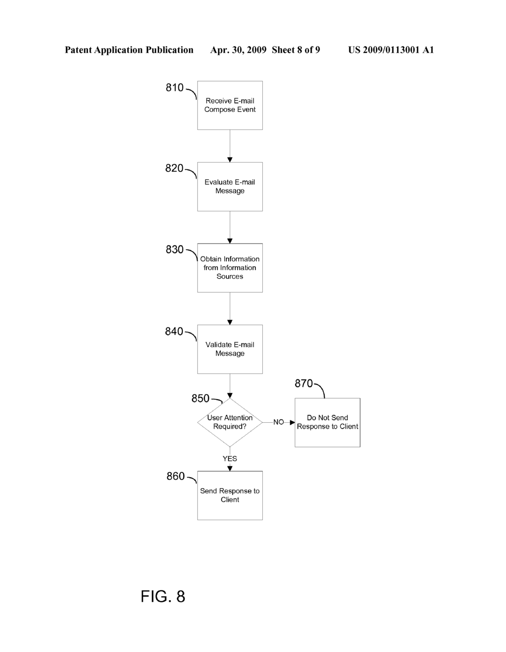 PRE-SEND EVALUATON OF E-MAIL COMMUNICATIONS - diagram, schematic, and image 09