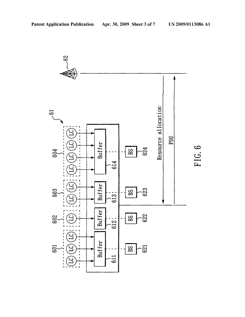 Method for providing a buffer status report in a mobile communication network - diagram, schematic, and image 04