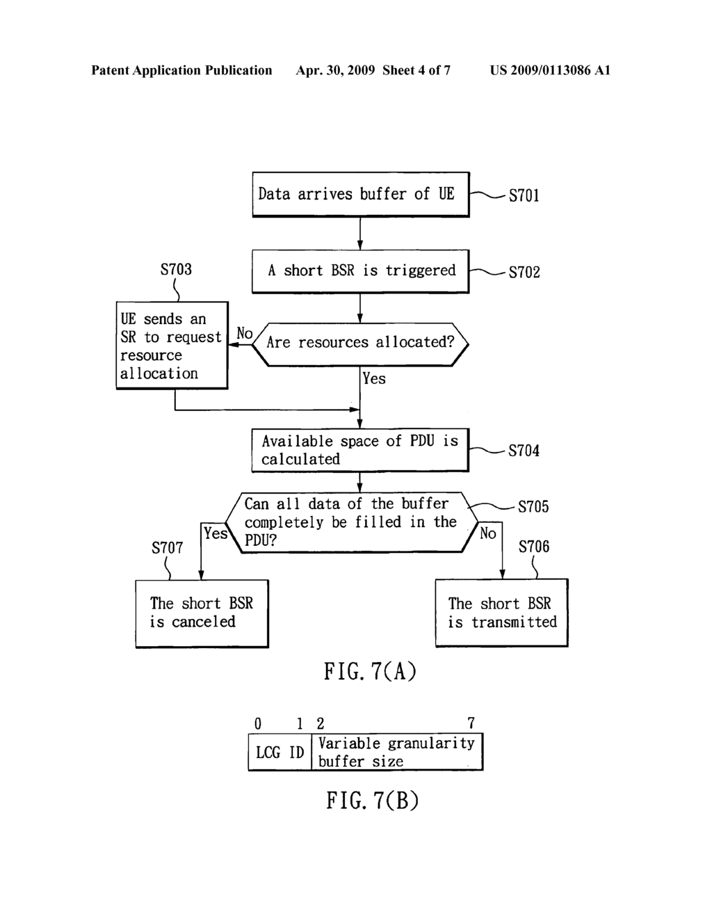 Method for providing a buffer status report in a mobile communication network - diagram, schematic, and image 05