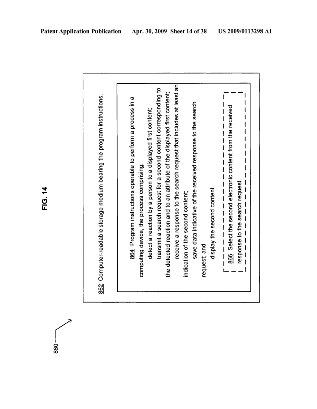 Method of selecting a second content based on a user's reaction to a first content - diagram, schematic, and image 15