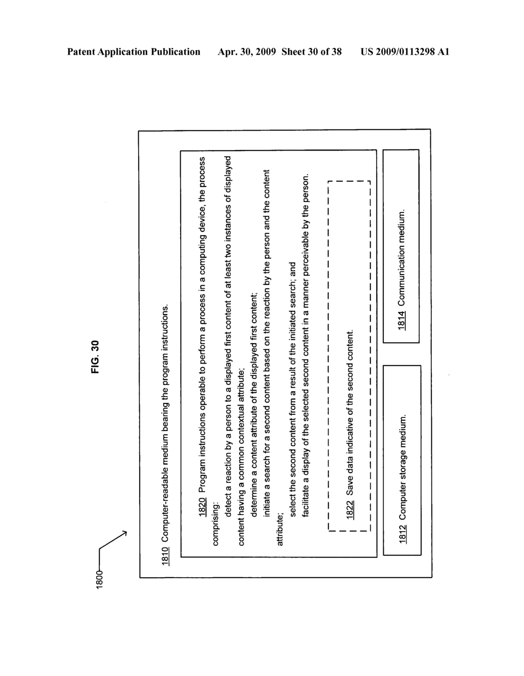 Method of selecting a second content based on a user's reaction to a first content - diagram, schematic, and image 31