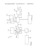 Device for imaging an aircraft cabin diagram and image