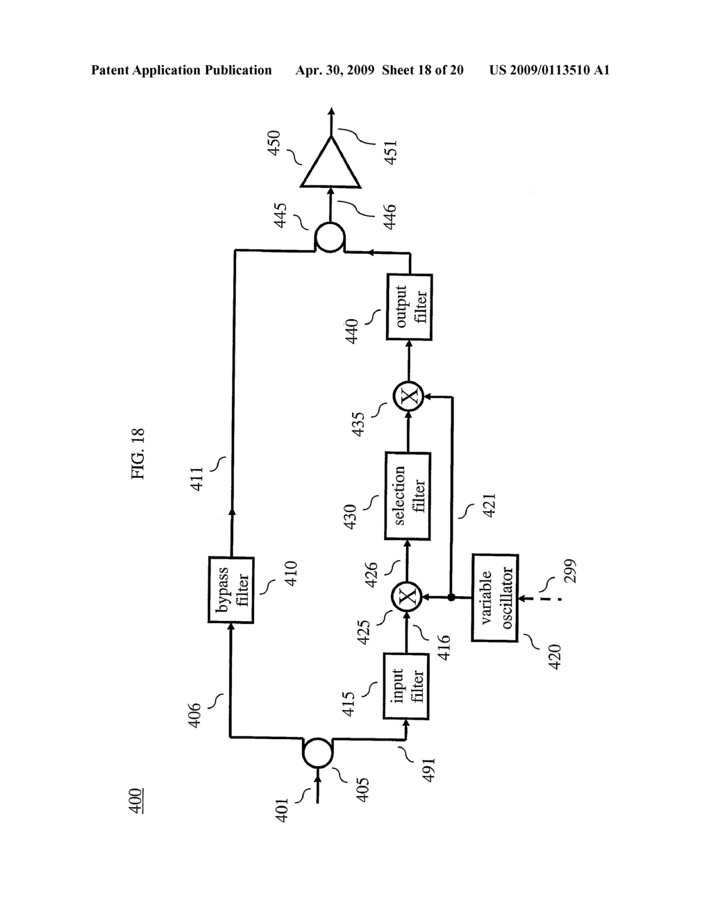 Band Switchable Taps and Amplifier for Use in a Cable System - diagram, schematic, and image 19