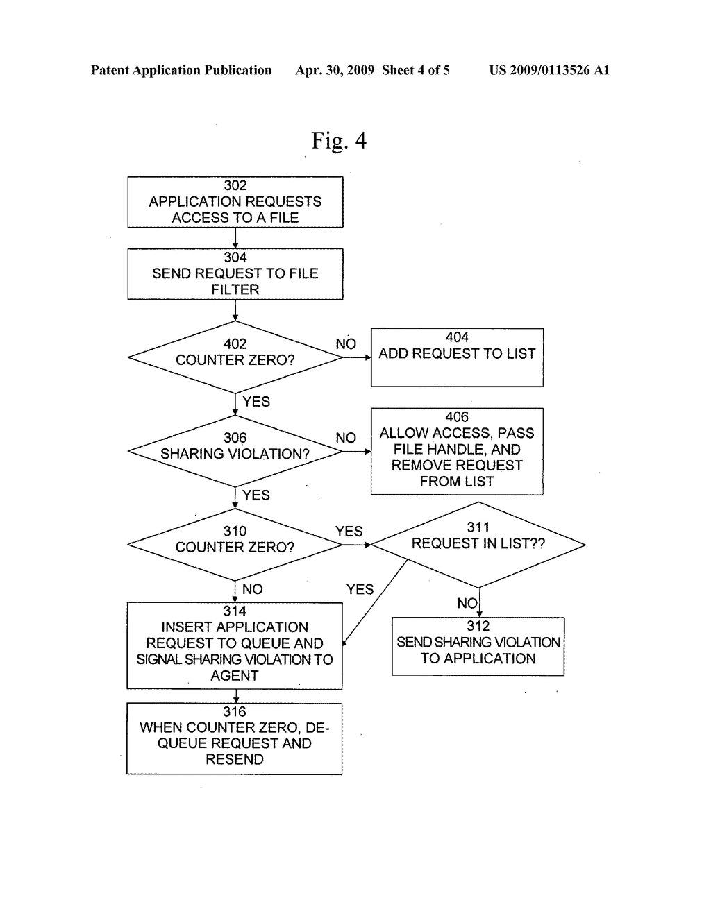 Method and system for ensuring a sharing violation free environment for a trusted software agent - diagram, schematic, and image 05